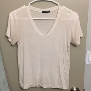 brandy melville v neck t shirt